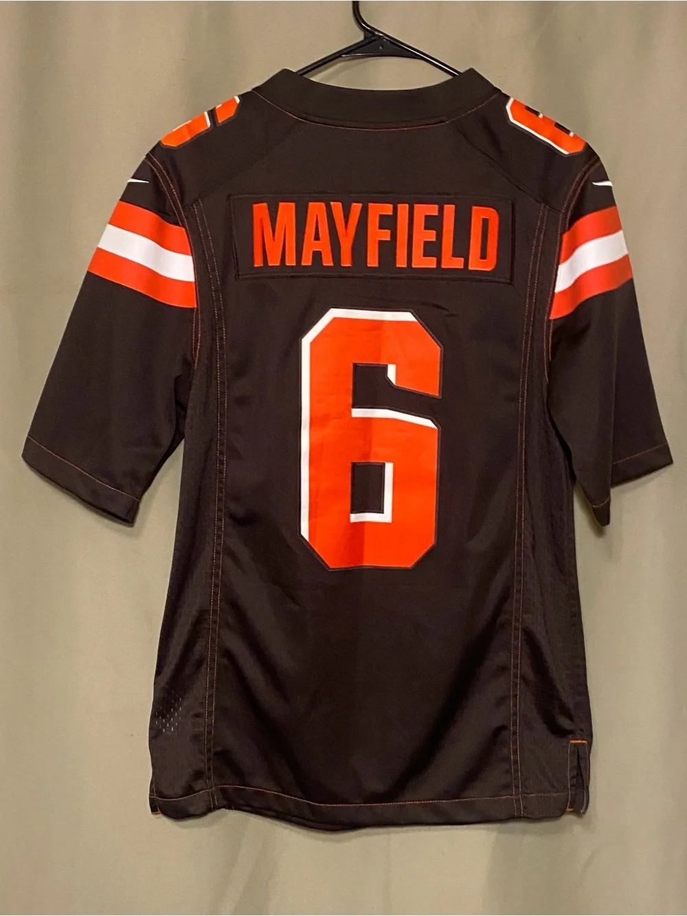 Nike Cleveland Browns Baker Mayfield #6 NFL 100  Season Vapor Jersey • Mens S